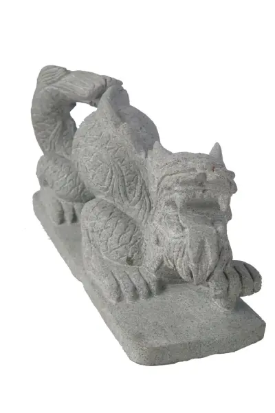 Product image 4 of the product “Lying Dragon, approx 55cm L made from Naturestone Riverstone ”